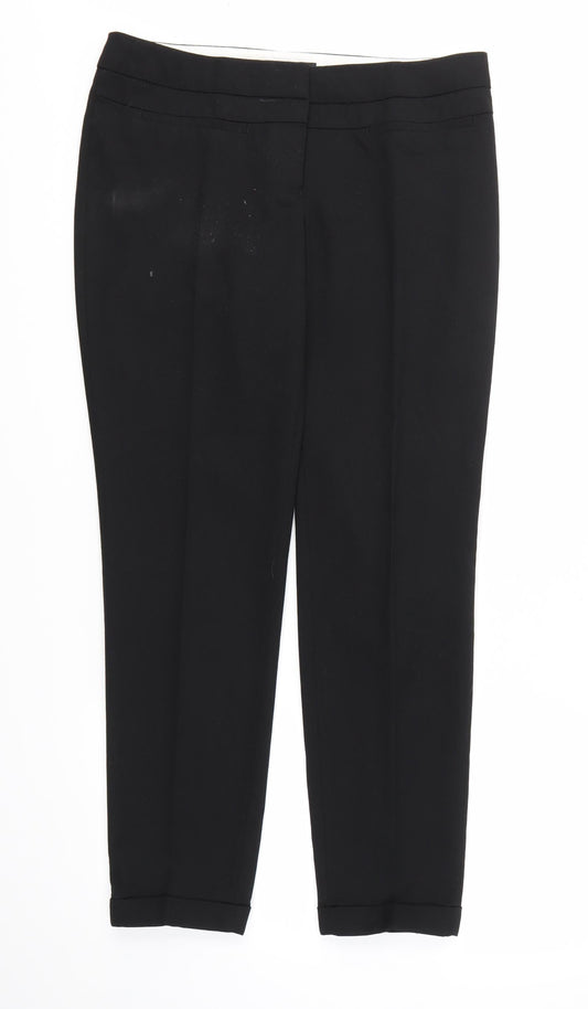 Womens UK Size 12 NEXT Regular Fit  Black Trousers