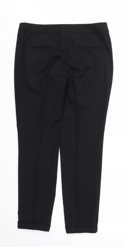 Womens UK Size 12 NEXT Regular Fit  Black Trousers