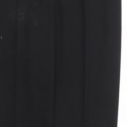 Womens UK Size 12 NEXT Regular Fit  Black Trousers