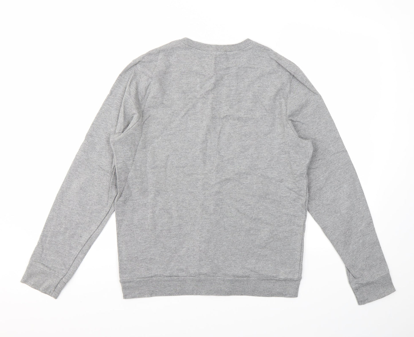 Topman Mens Grey Geometric  Pullover Sweatshirt Size M