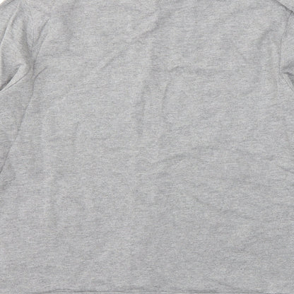 Topman Mens Grey Geometric  Pullover Sweatshirt Size M