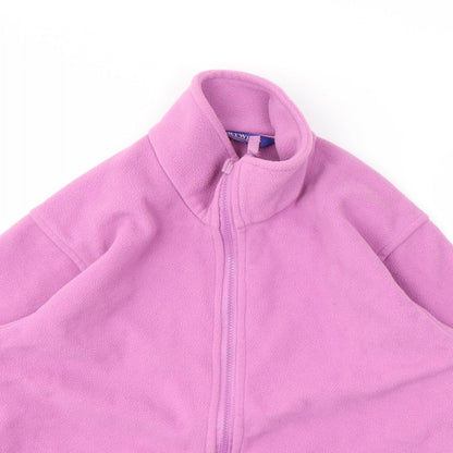 Portwest Womens Pink   Full Zip Jumper Size S