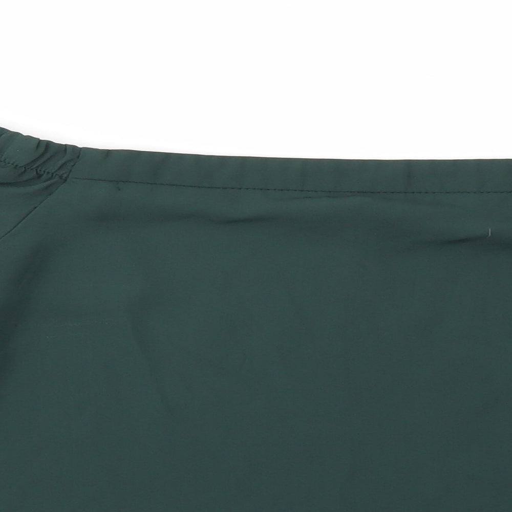 Womens UK Size 10 New Look Green Basic Blouse