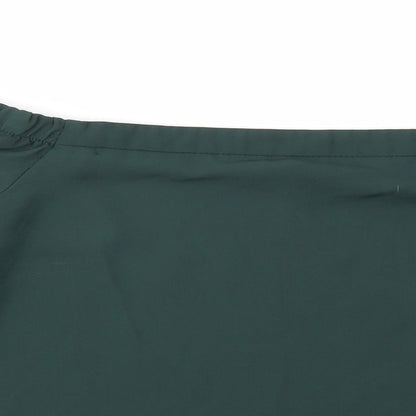 Womens UK Size 10 New Look Green Basic Blouse
