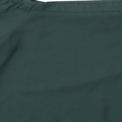 Womens UK Size 10 New Look Green Basic Blouse