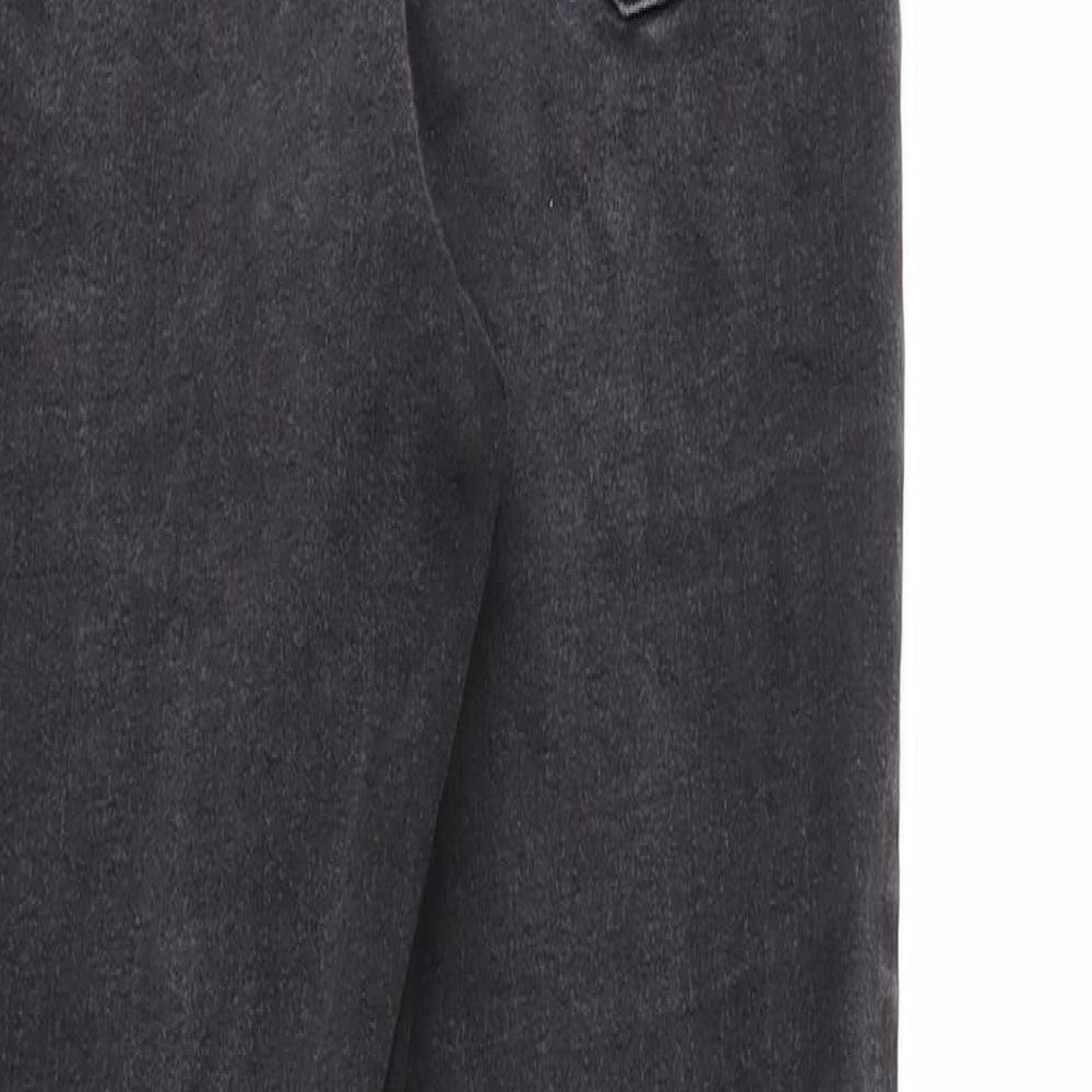 DENIM &CO  Womens Black Houndstooth  Skinny Jeans Size 12 L30 in