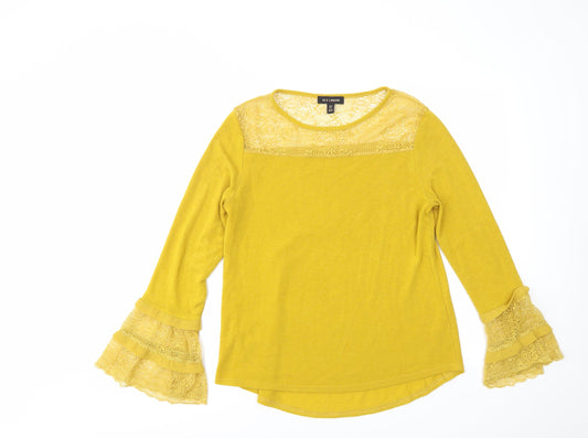 QED London Womens White   Basic T-Shirt Size S