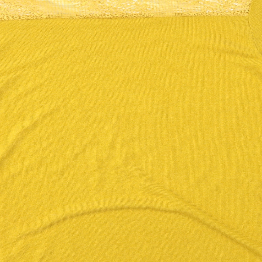 QED London Womens White   Basic T-Shirt Size S