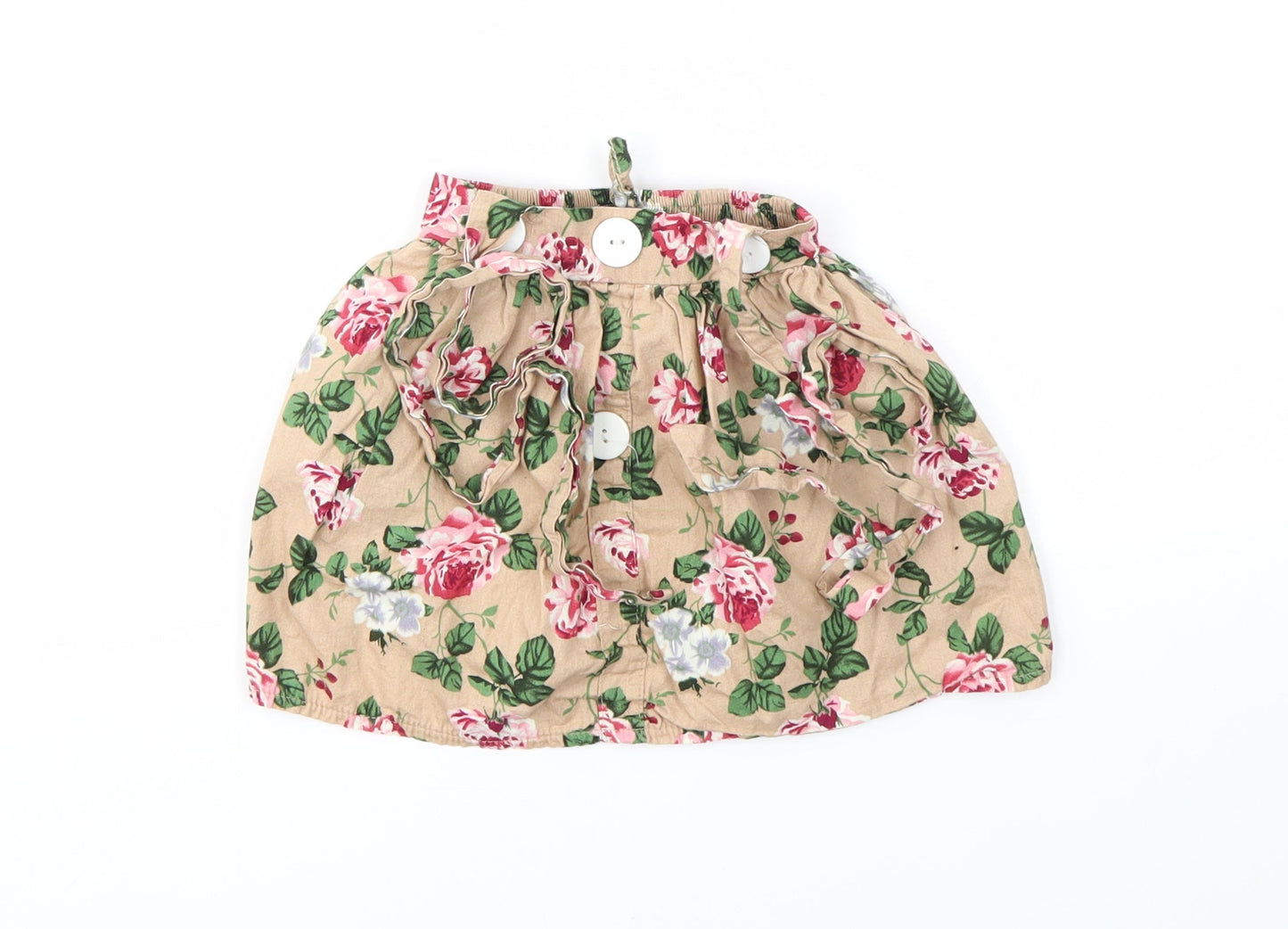 TONG BEIDI Girls Multicoloured Geometric  Flare Skirt Size 12 Months