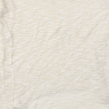 Womens UK Size 10 Miss Selfridge Gold Pullover Jumper