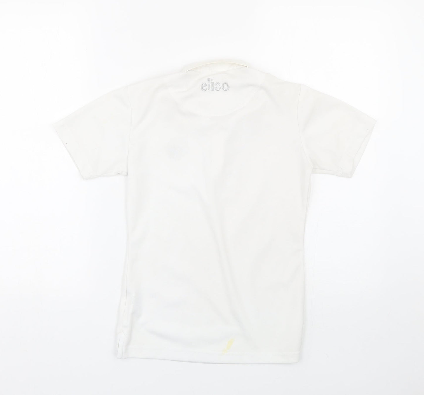 Elico Girls White   Basic Polo Size 9-10 Years