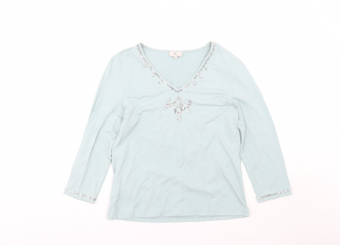 CC Womens Blue   Basic T-Shirt Size M