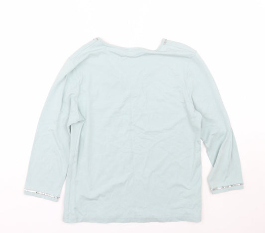 CC Womens Blue   Basic T-Shirt Size M