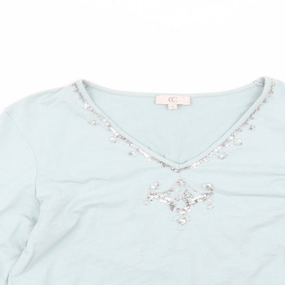 CC Womens Blue   Basic T-Shirt Size M