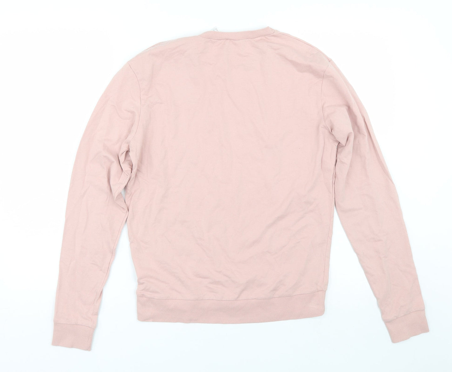 H&M Womens Pink   Pullover Sweatshirt Size S