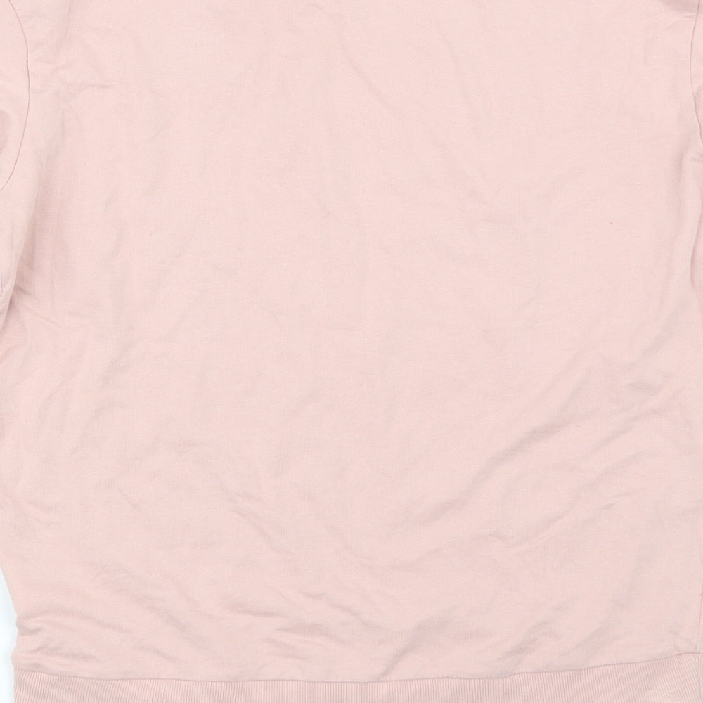 H&M Womens Pink   Pullover Sweatshirt Size S