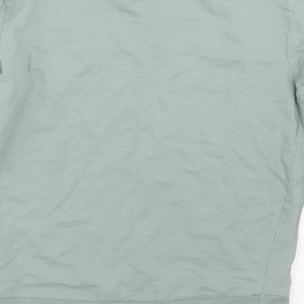 H&M Womens Green   Pullover Sweatshirt Size S