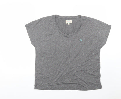 Moshulu Womens Grey Polka Dot  Top Pyjama Top Size 12
