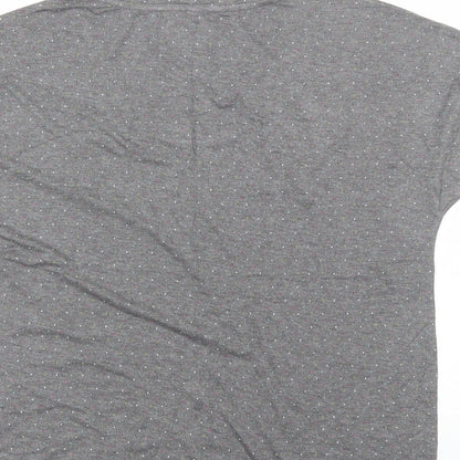 Moshulu Womens Grey Polka Dot  Top Pyjama Top Size 12