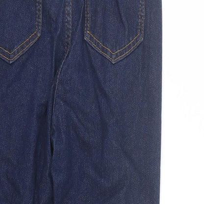 Boohoo Womens Blue  Denim Skinny Jeans Size 8 L26 in