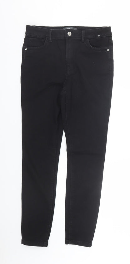 Denim co Womens Black  Denim Skinny Jeans Size 12 L26 in