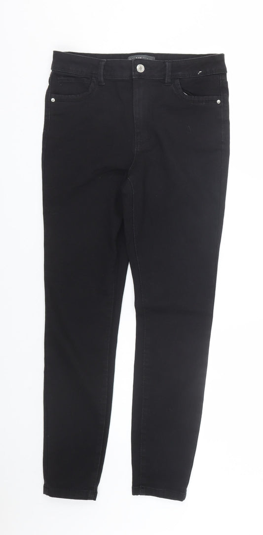 Denim co Womens Black  Denim Skinny Jeans Size 12 L26 in