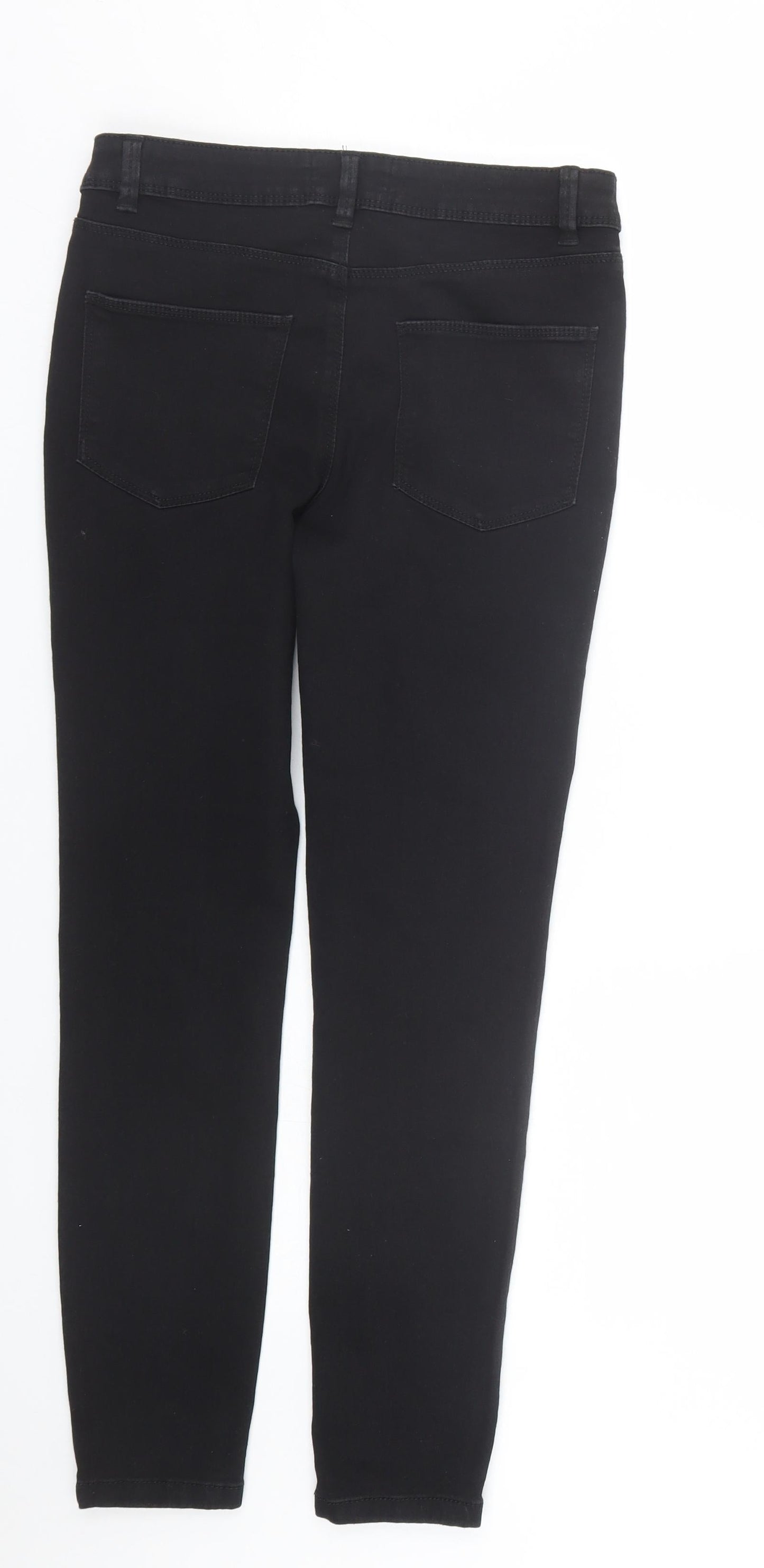 Denim co Womens Black  Denim Skinny Jeans Size 12 L26 in