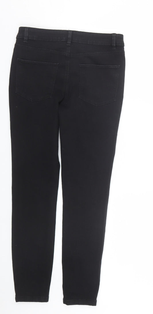 Denim co Womens Black  Denim Skinny Jeans Size 12 L26 in