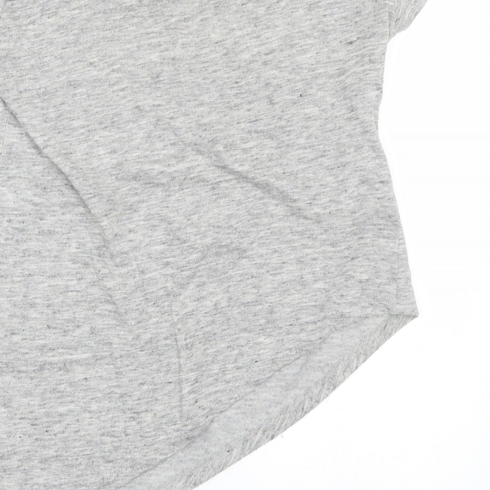 Womens UK Size 6 Atmosphere Grey Basic T-Shirt