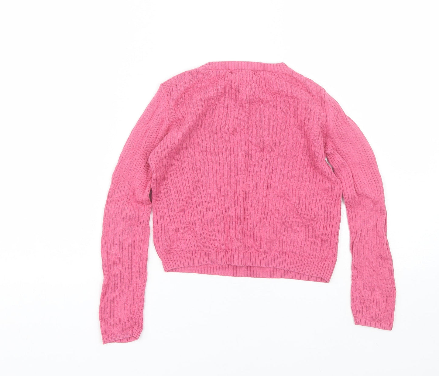Cynthia Rowley Girls Pink   Pullover Jumper Size 5-6 Years