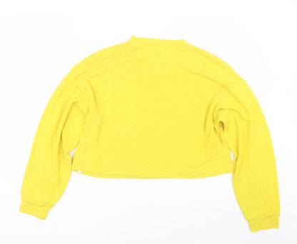 Womens UK Size M H&M Yellow Pullover Jumper