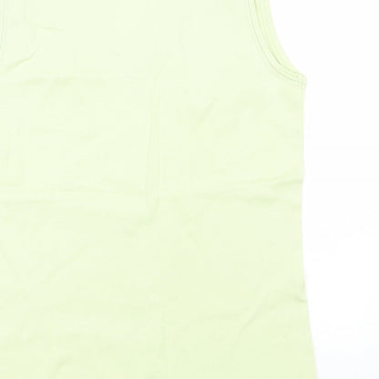 Womens UK Size M Editions Green Basic Tank