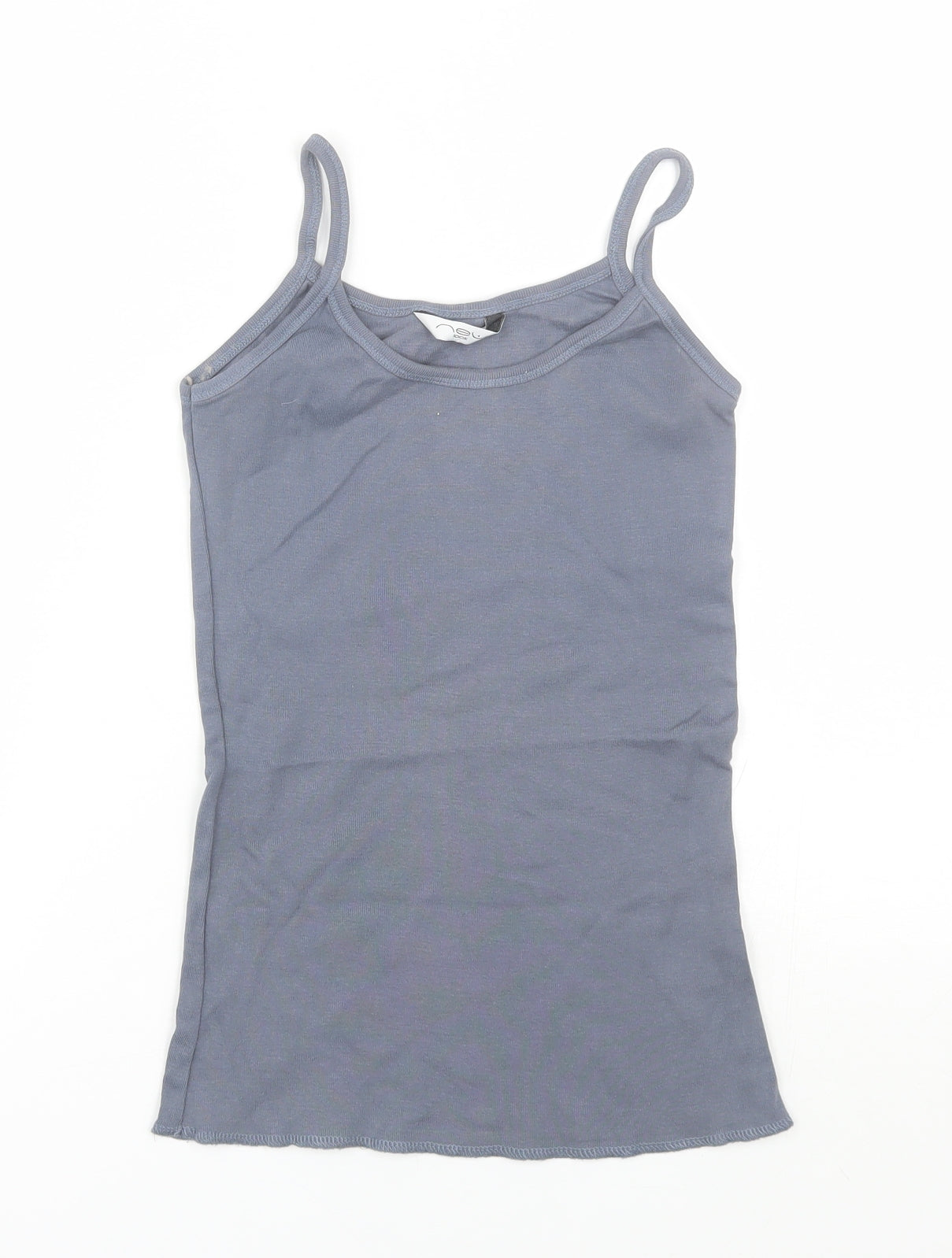 Womens UK Size 12 New Look Grey Basic Tank