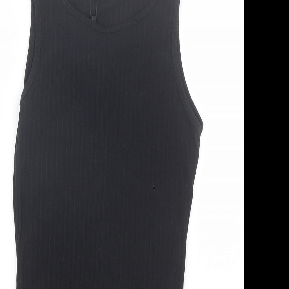 PRETTYLITTLETHING Womens Black   Catsuit One-Piece Size 6