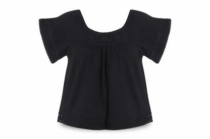 Denim co Womens Black   Basic T-Shirt Size 8