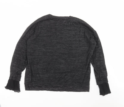 Womens UK Size S Zara Grey Pullover Jumper