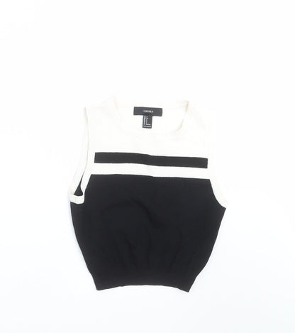 FOREVER 21 Womens Black  Knit Pullover Jumper Size S