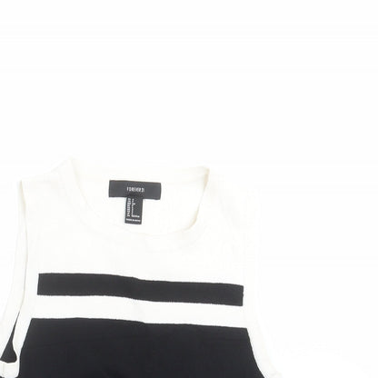 FOREVER 21 Womens Black  Knit Pullover Jumper Size S