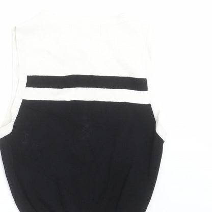 FOREVER 21 Womens Black  Knit Pullover Jumper Size S