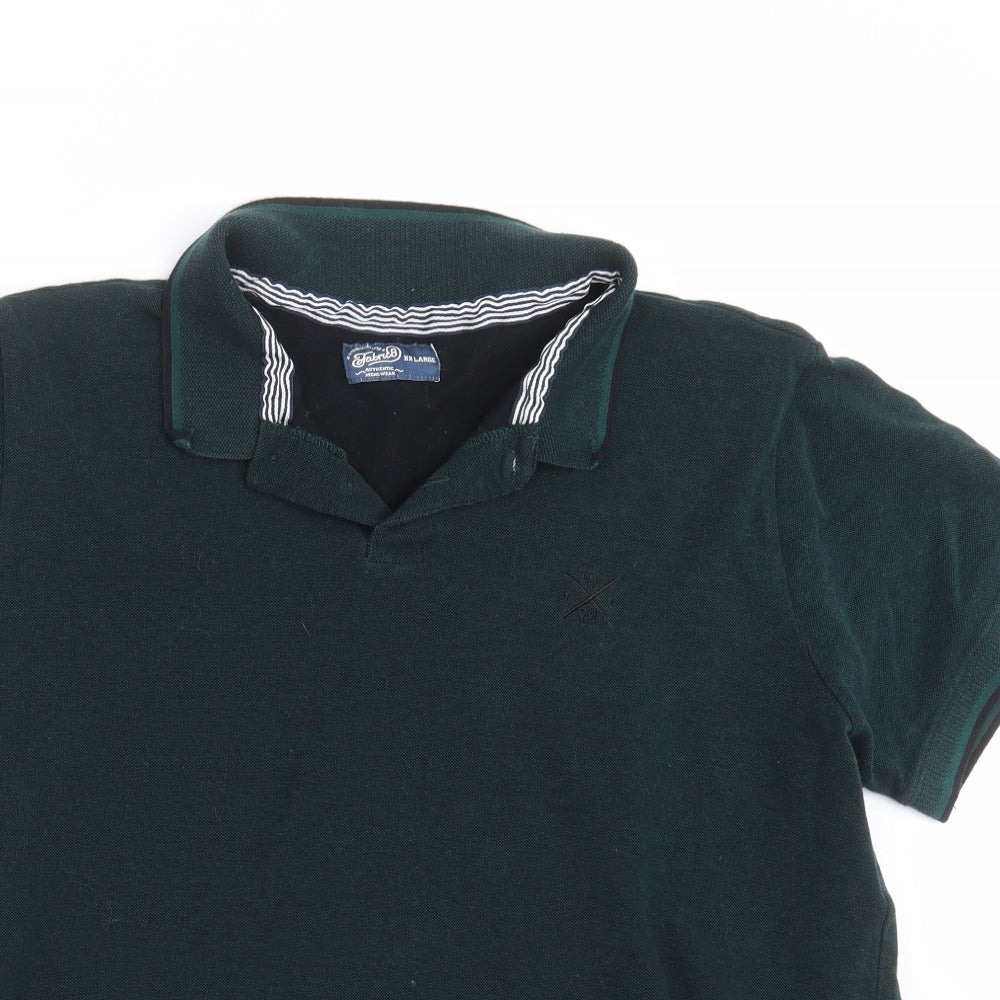 Fabric8 Mens Green    Polo Size 2XL