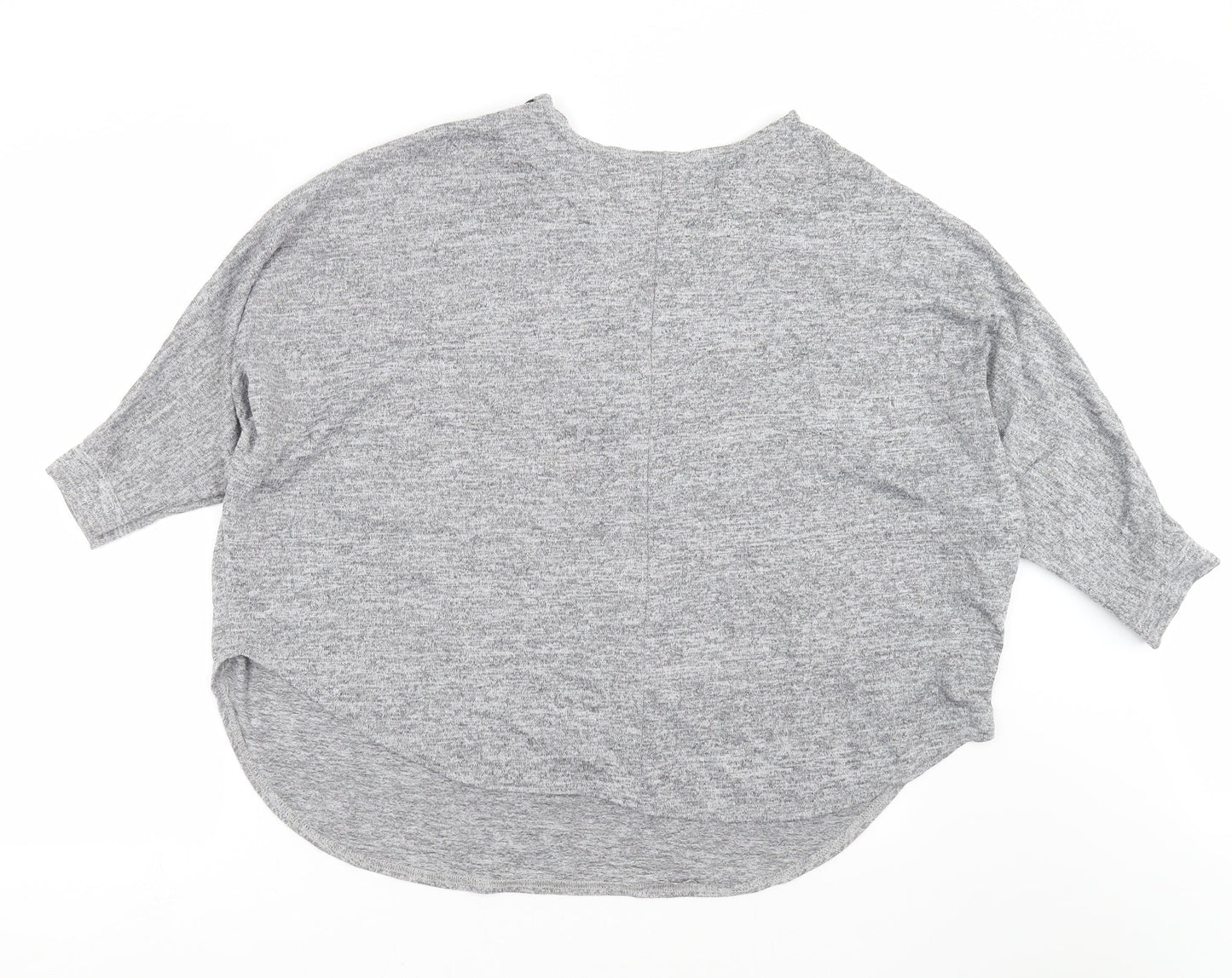 Influence Womens Grey  Knit Pullover Jumper Size 14