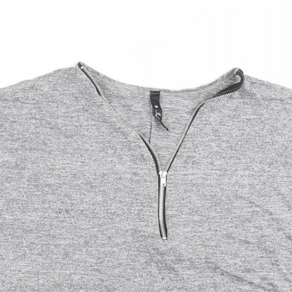 Influence Womens Grey  Knit Pullover Jumper Size 14