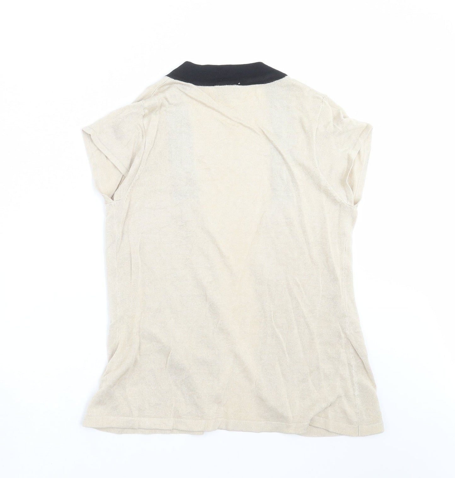 Womens UK Size 12 MINUET Beige Cardigan Jumper