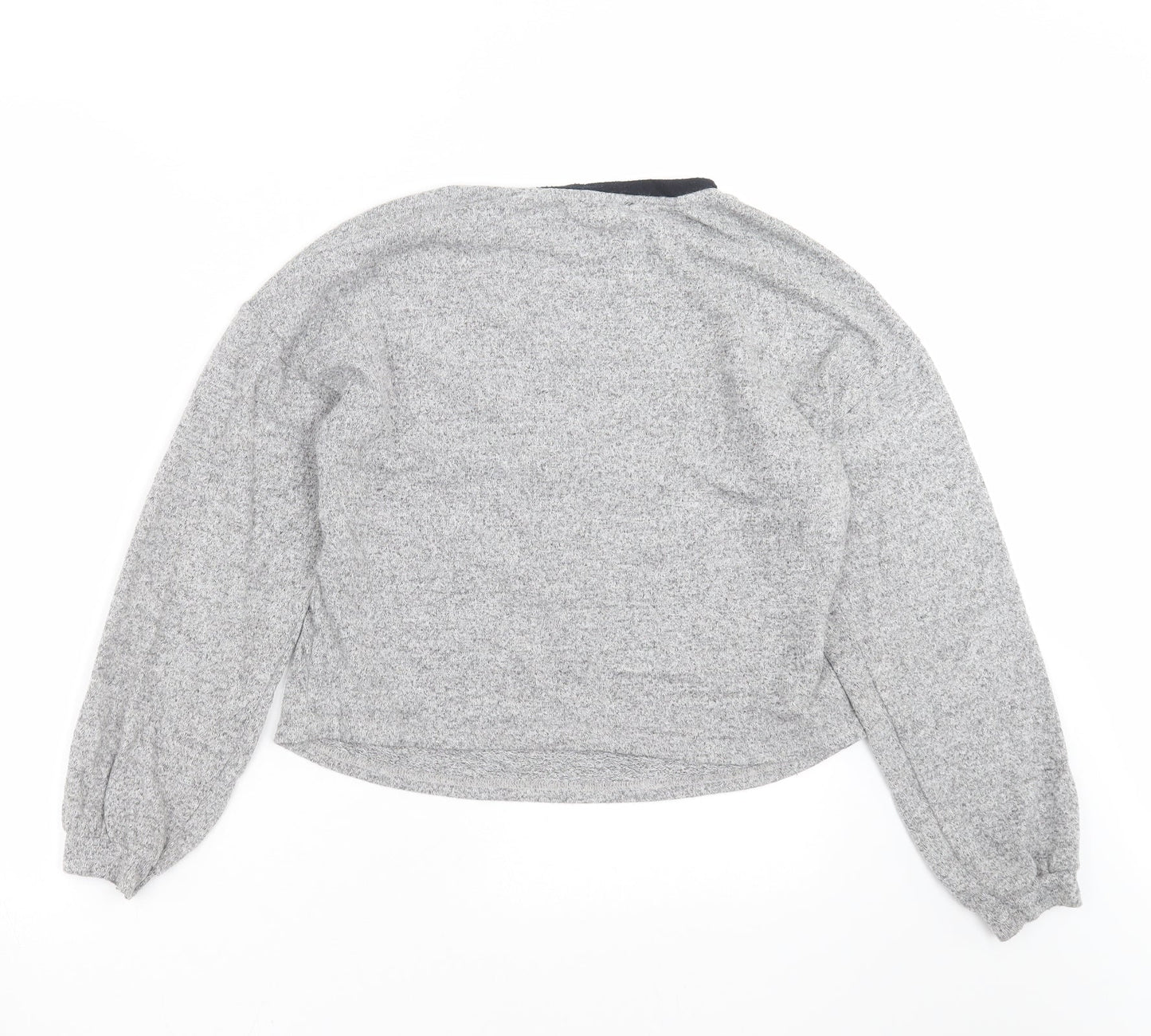 Womens UK Size S New Look Grey Pullover Jumper
