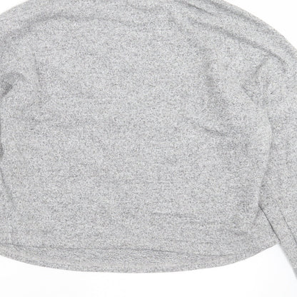 Womens UK Size S New Look Grey Pullover Jumper