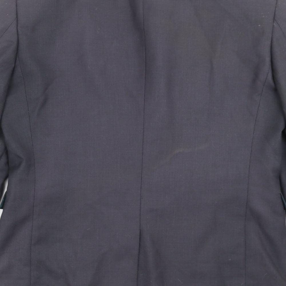 NEXT Mens Grey Striped  Jacket Suit Jacket Size 38  - Tailored fit
