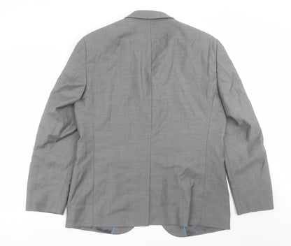Back view of Urbane men’s grey jacket suit jacket, size 40