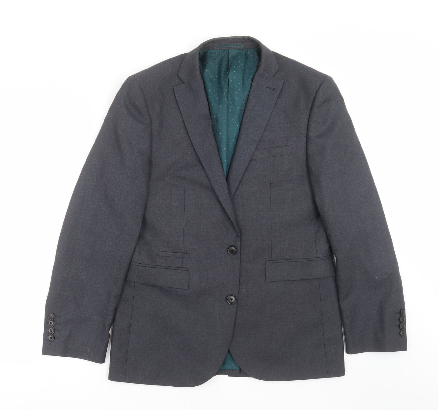 Mens UK Size 38 NEXT Regular Grey Suit Jacket