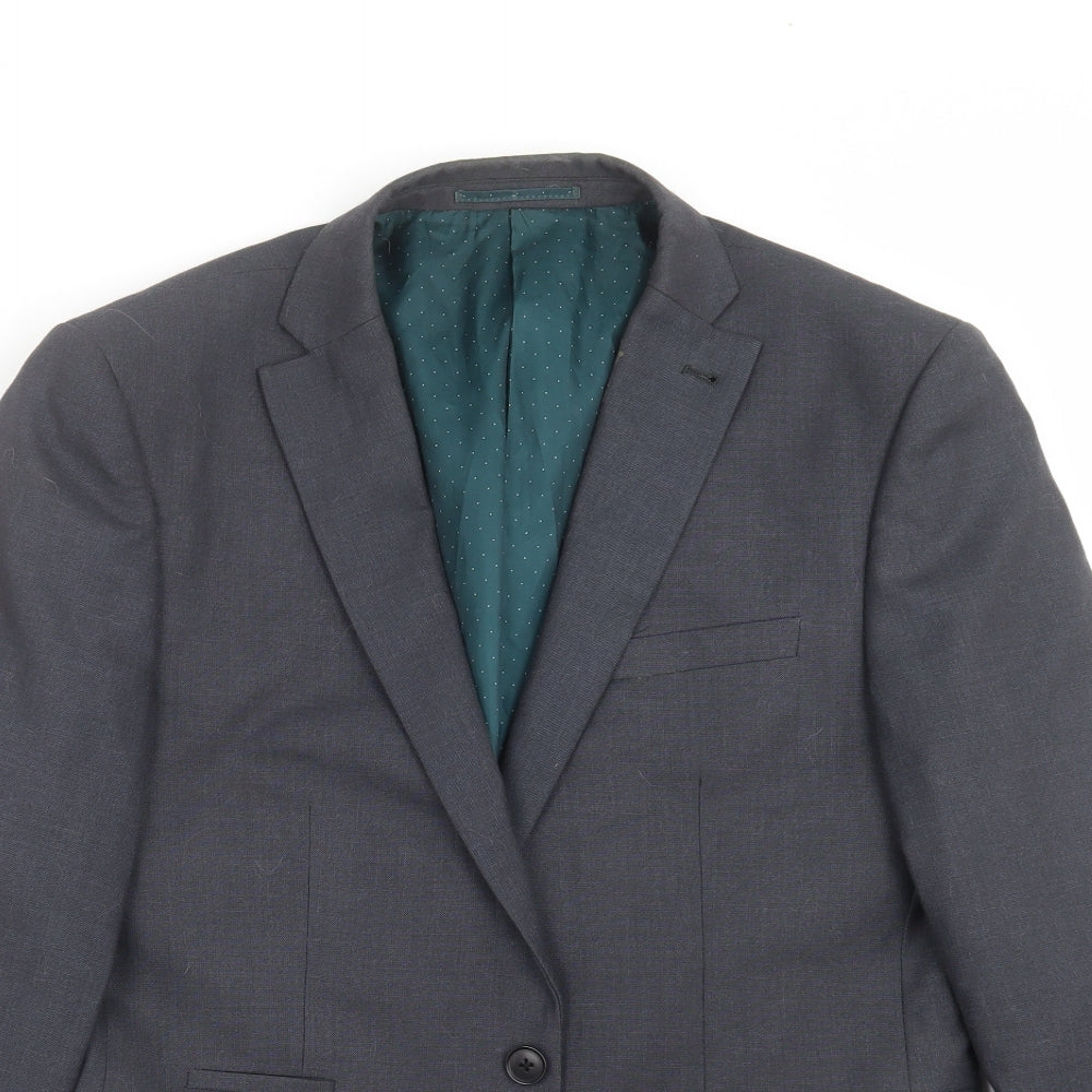 Mens UK Size 38 NEXT Regular Grey Suit Jacket