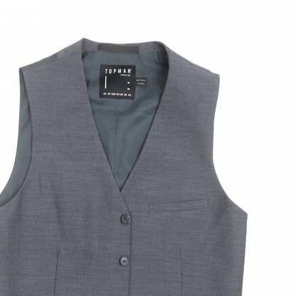 Mens UK Size 40 Topman Regular Blue Suit Jacket